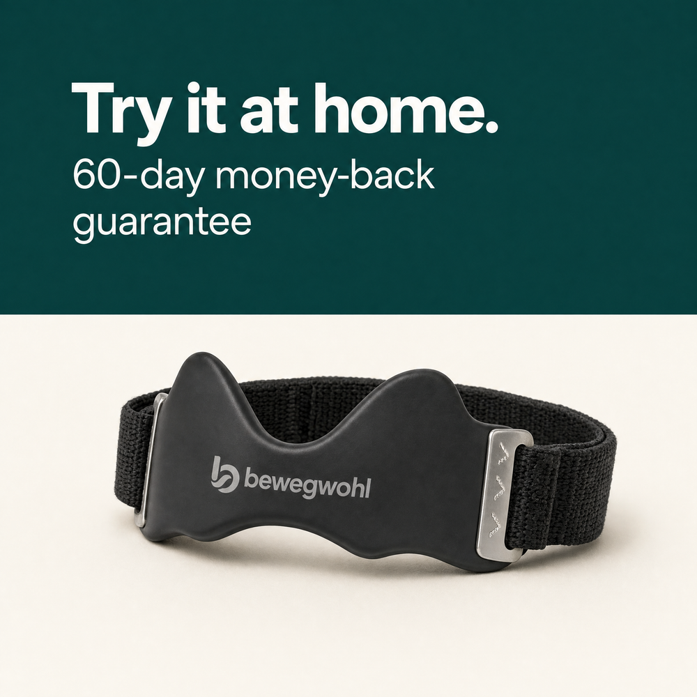 NorthPlus Knee Strap 60-day money-back guarantee