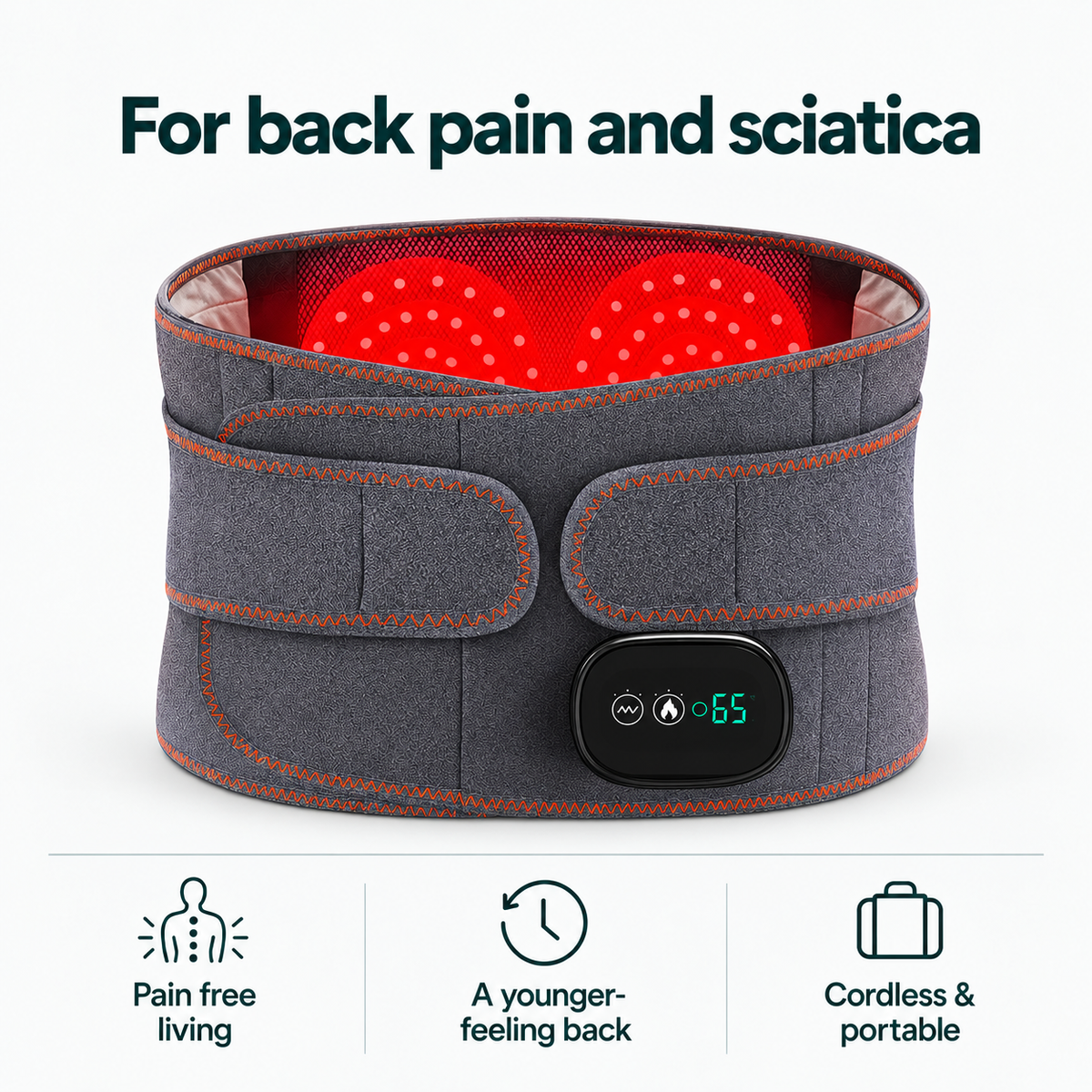 OrthoHeat Heat & Massage Belt©